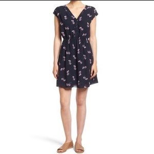 Madewell- Floral Crepe dress